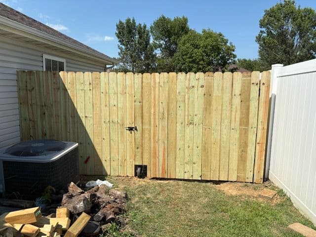 Project Elegant Wooden Fence Installation image