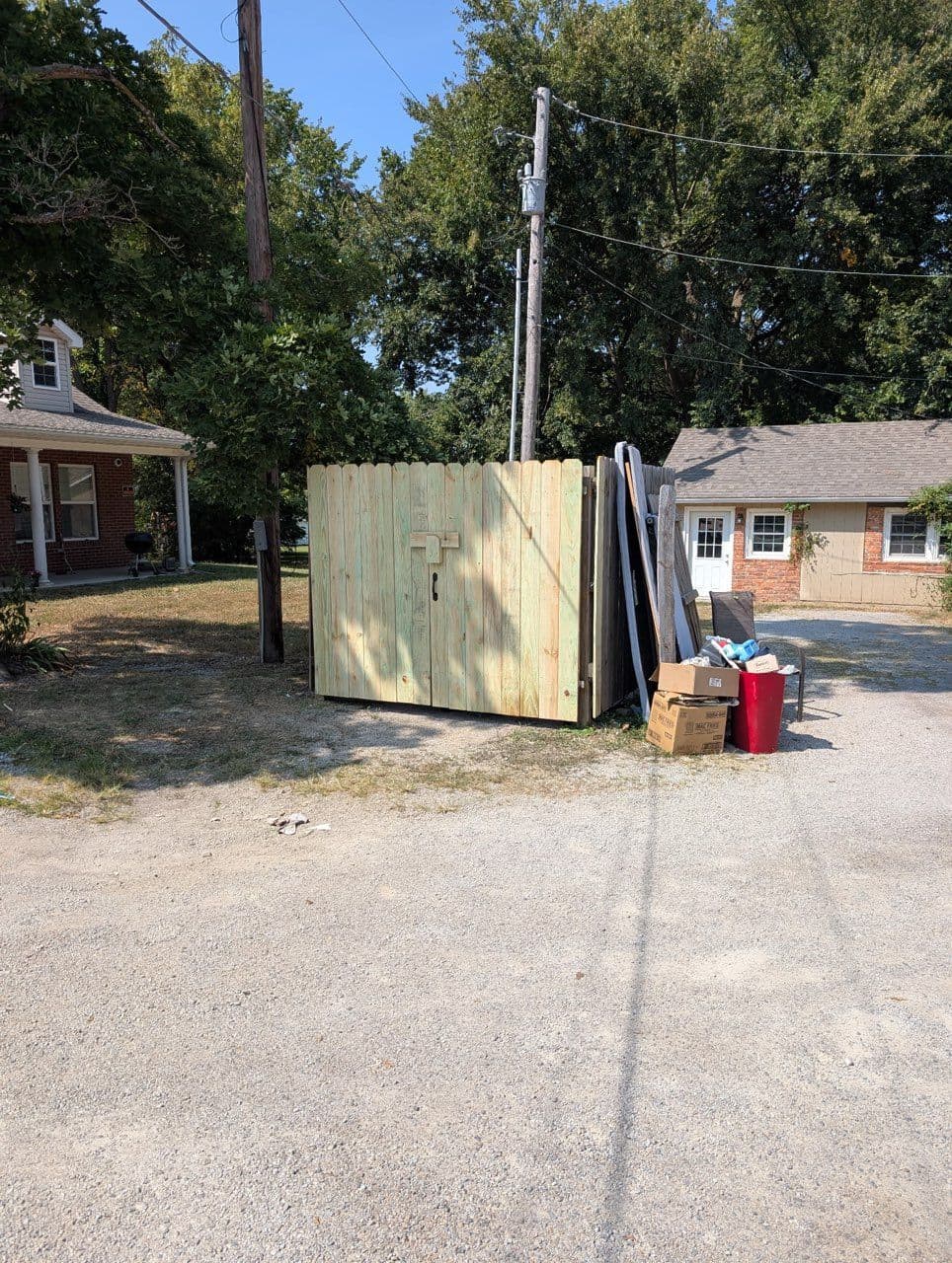 Gallery photos for Efficient Dumpster Gate Restoration Service: Image #1
